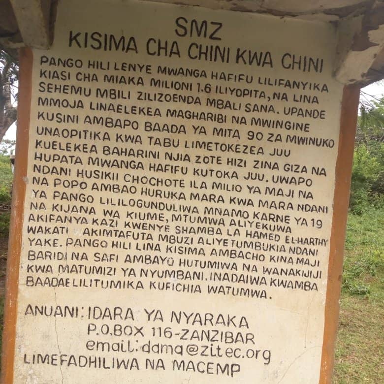 Mangapwani Slave Chambers