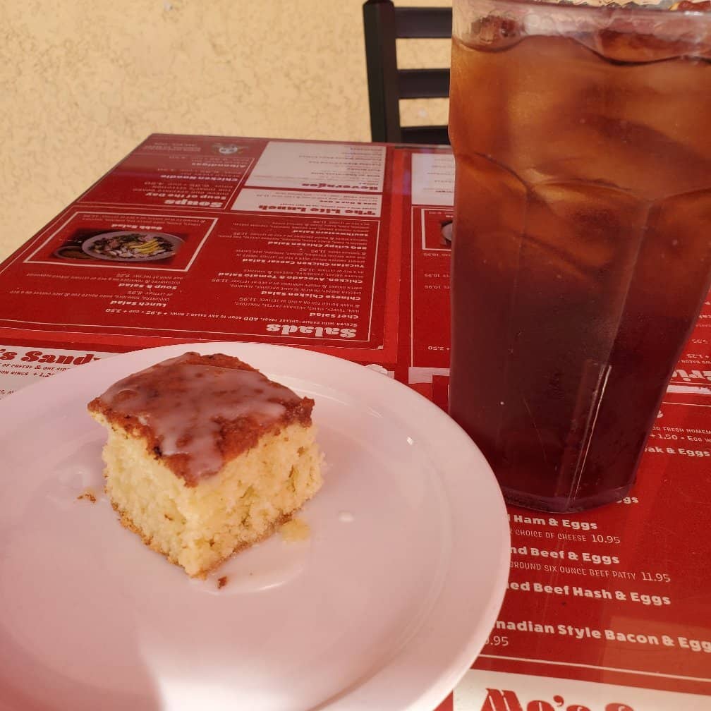 Complimentary Coffee Cake