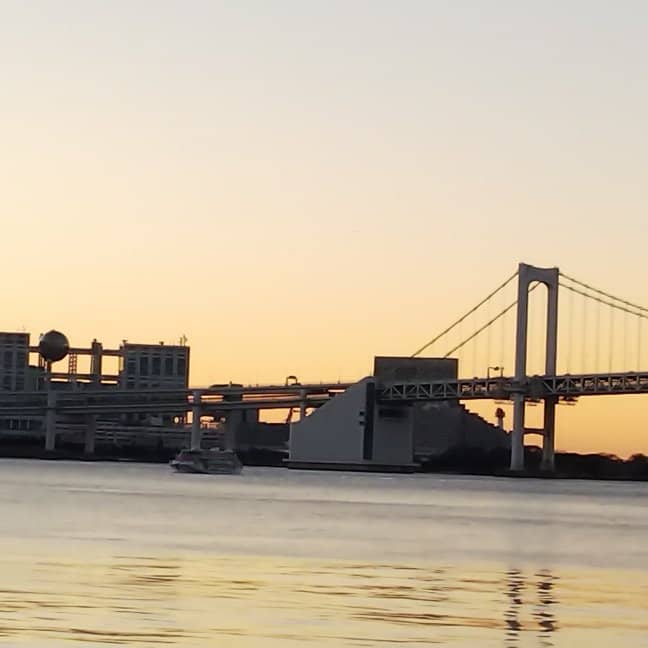 Odaiba Seaside Park & Rainbow Bridge