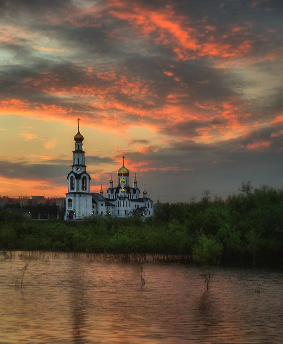 View from the Ob River
