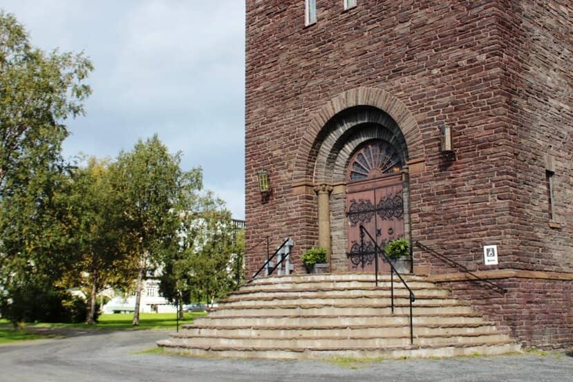 Imposing Grey Stone Exterior