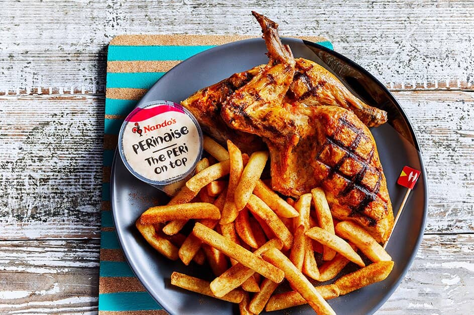 Half Chicken & Peri Chips