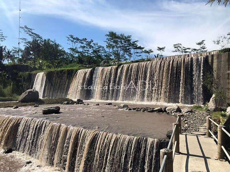 Merapi Volcano Backdrop