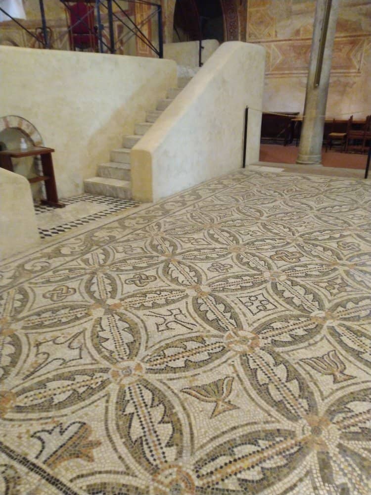 Mosaic and Tiled Floor