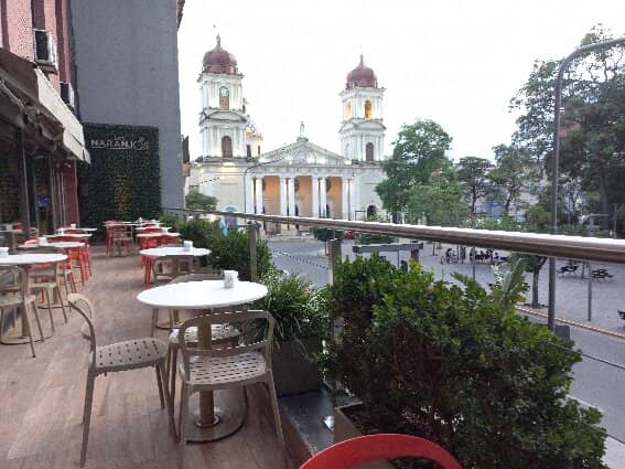 Interior Frescoes and Stained Glass