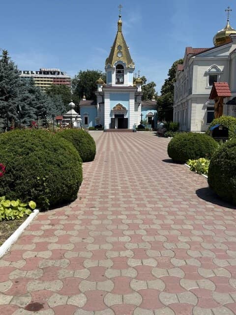 Striking Blue Facade