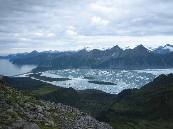 Helicopter Tour Over Bear Glacier