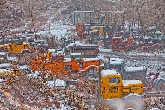 Historic Buildings & Mine Shaft