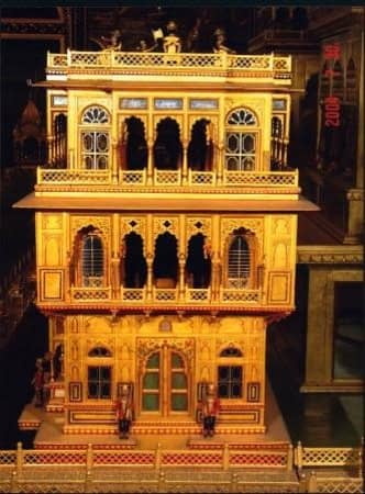 Intricate Red Sandstone Architecture