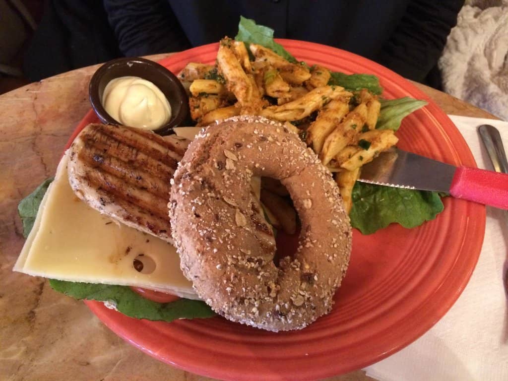 Smoked Meat Bagel Sandwich