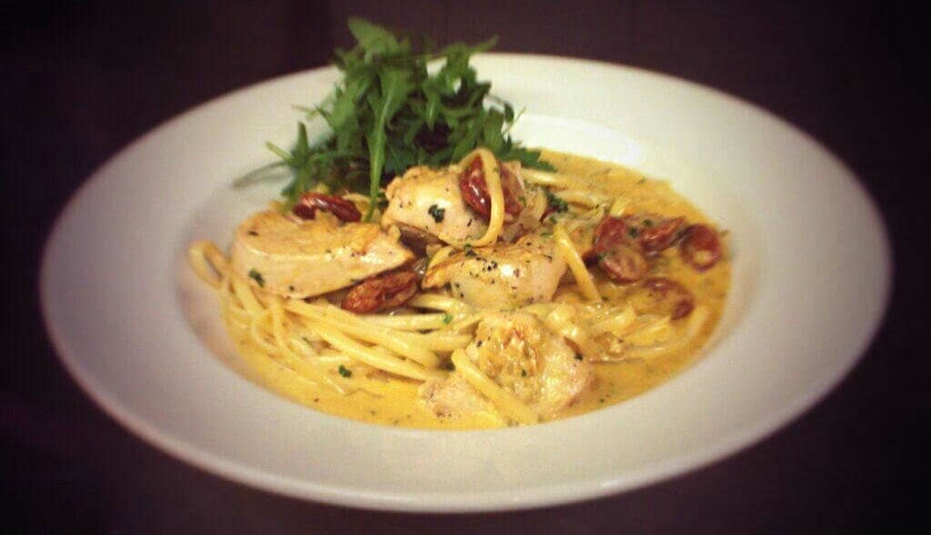 Chicken and Chorizo Linguine