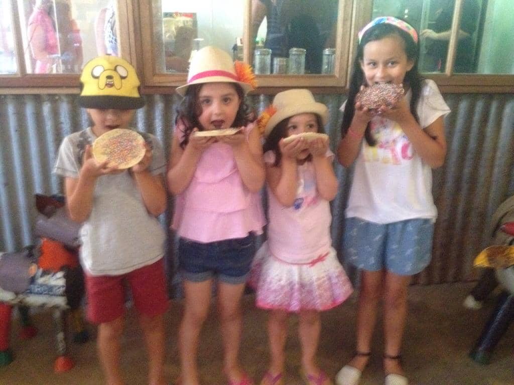 Chocolate Freckle Making