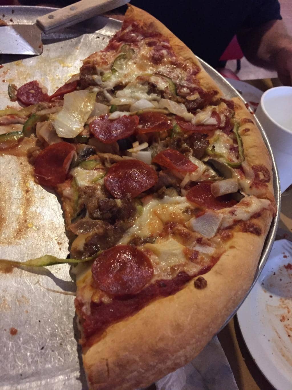 Hawaiian Pizza with Red Sauce