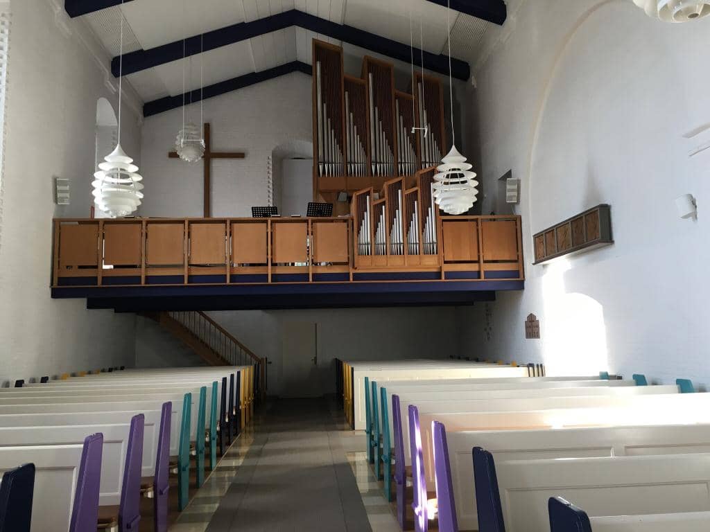 Striking Blue Altarpiece