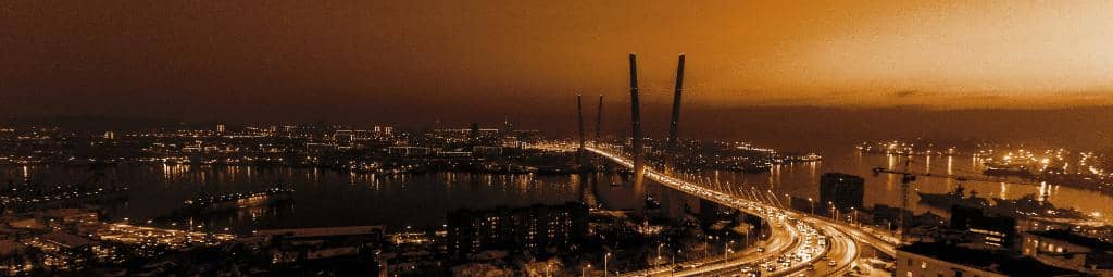 City Skyline from Above