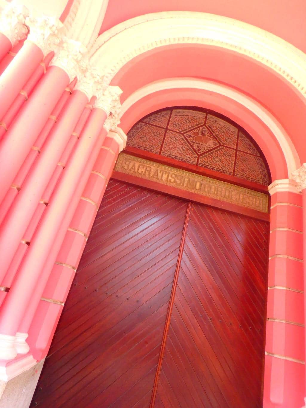 The Iconic Pink Facade