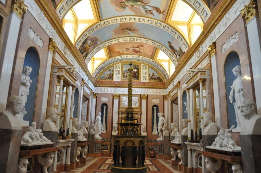 Stately Facade and Gardens