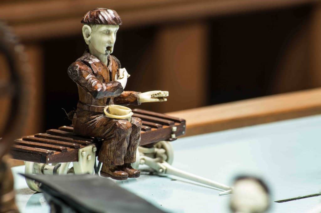 Wooden Train Carvings