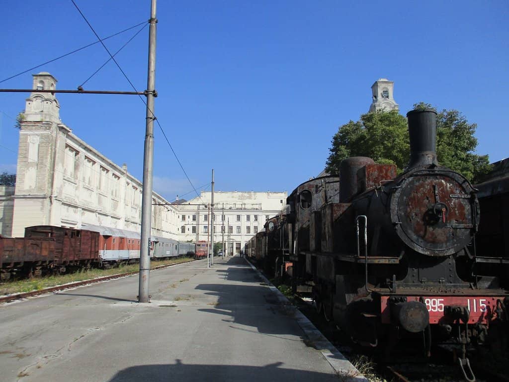 Historic Locomotives on the Platform