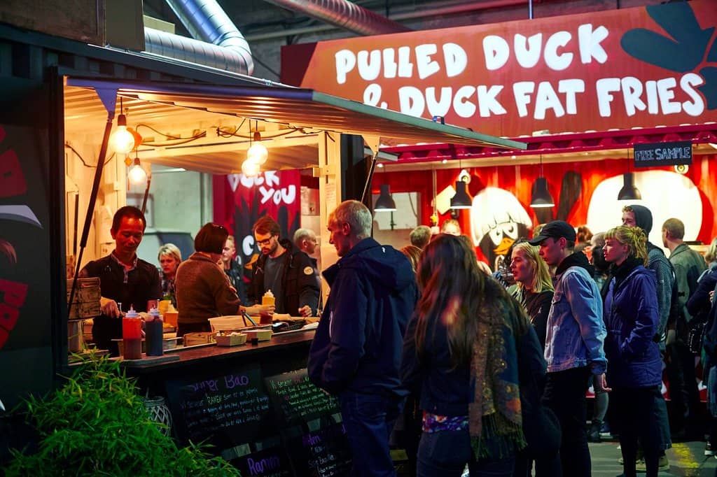 Vibrant, Industrial Atmosphere