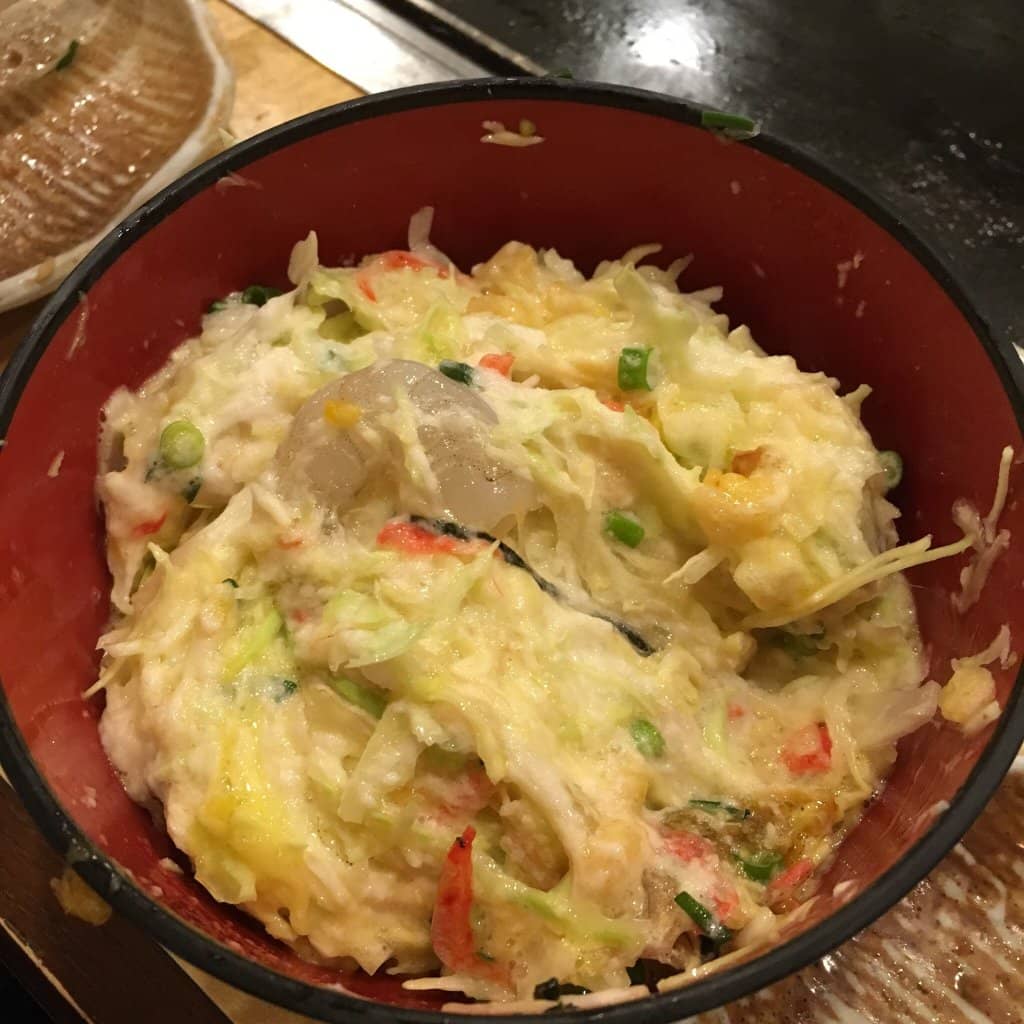 Mentai-Mochi Cheese Monja