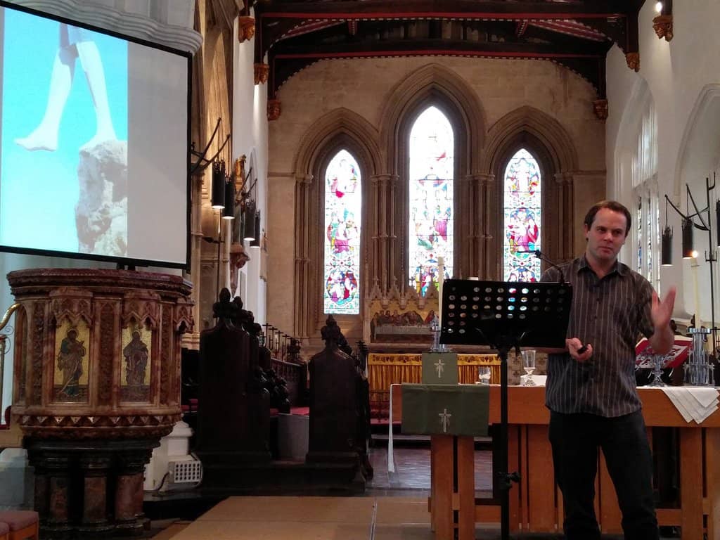 Distinctive Checked Stone Exterior