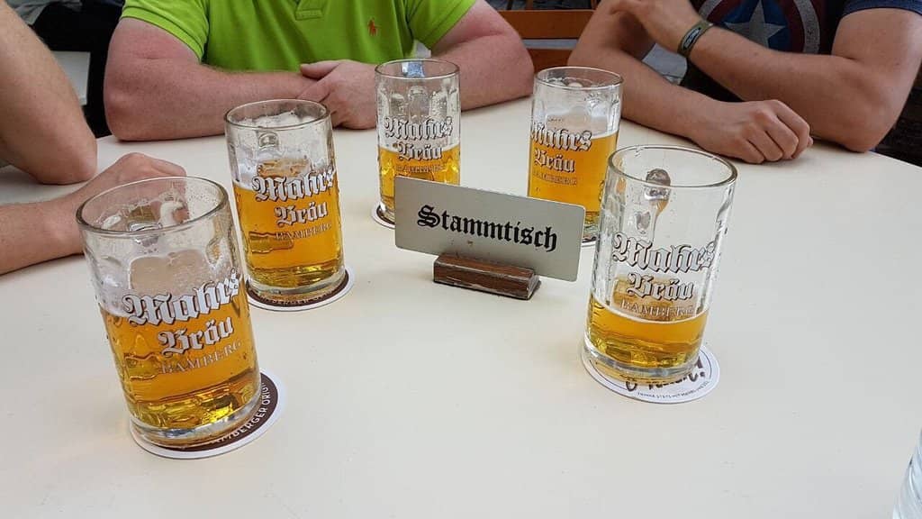 Spacious Beer Garden