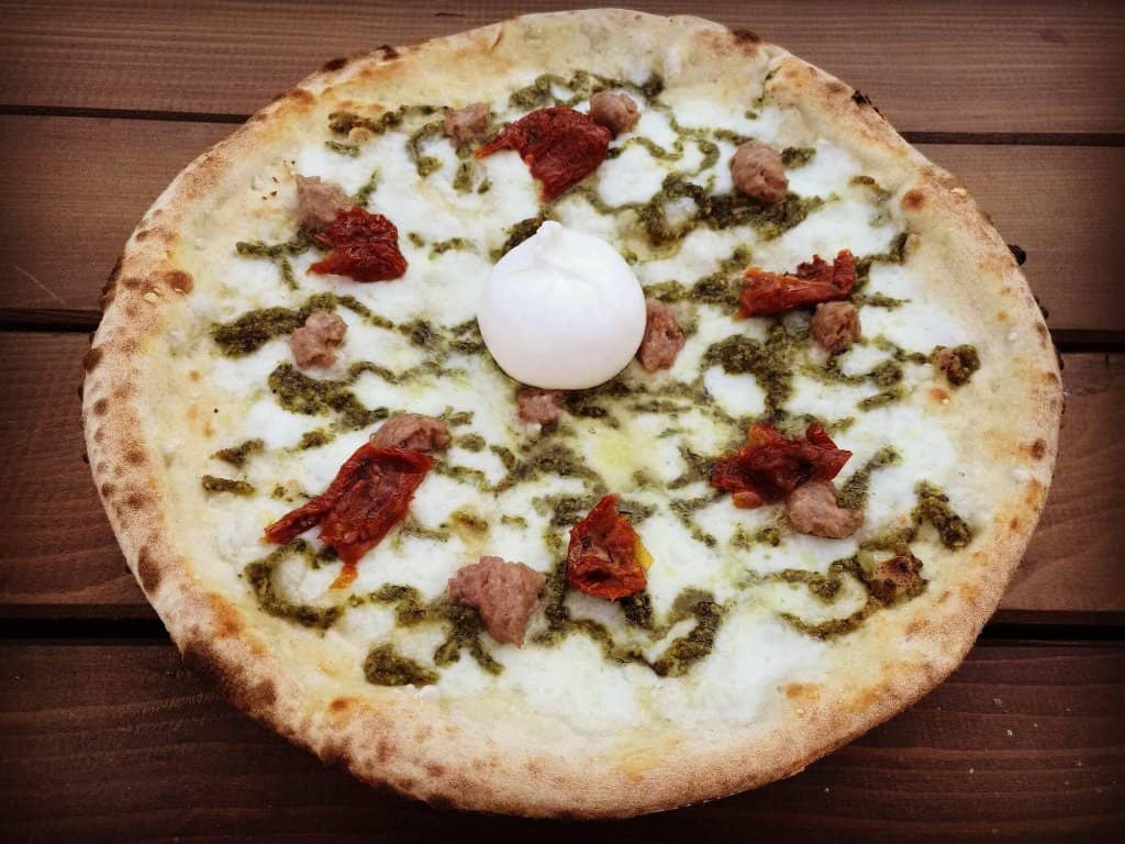 Authentic Four Cheese Pizza