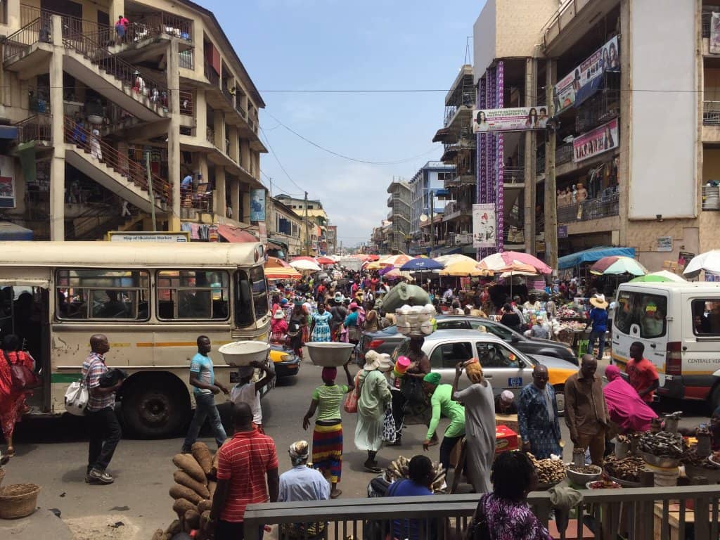 Bustling Business Environment