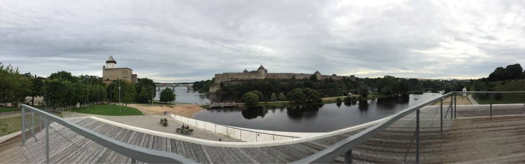 Narva River Promenade Walk
