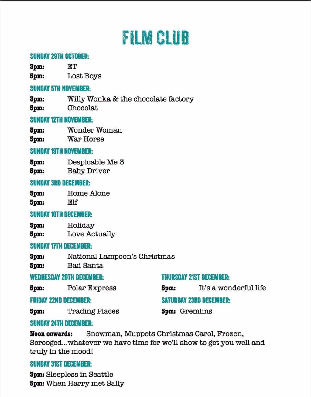 Creative and Delicious Menu