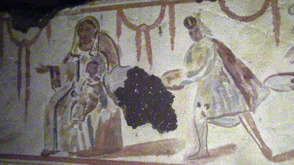 Replica Roman Burial Chambers