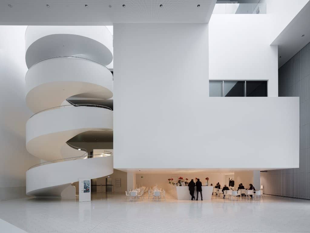 Striking White Facade