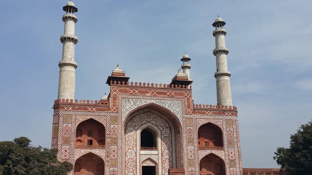 Remnants of Painted Plaster