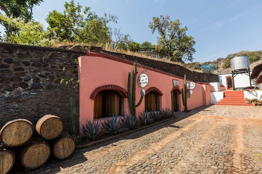 Traditional Tahona Crushing