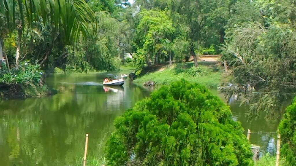 Tranquil Lake Boating