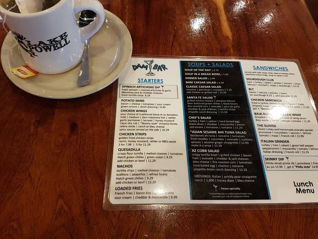 Diverse Menu Options