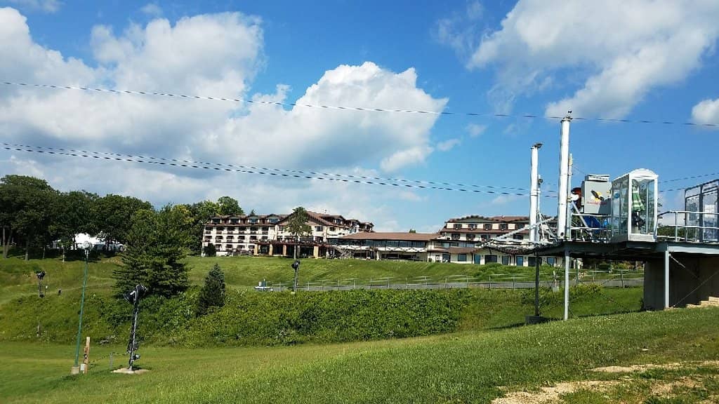Scenic Ski Lift Ride
