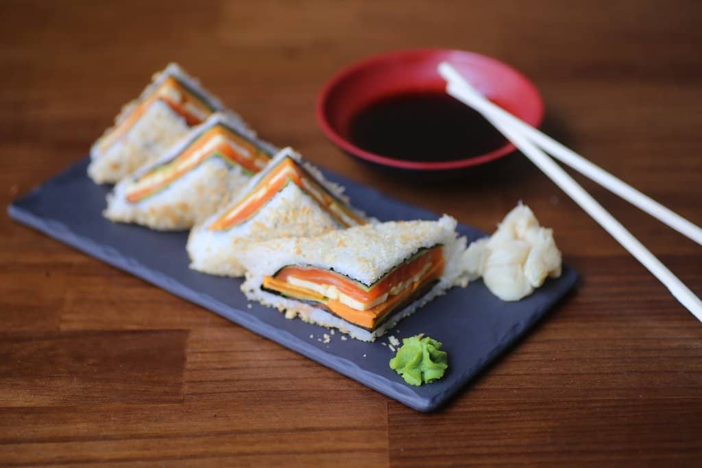 Vegetarian Sushi Sandwich