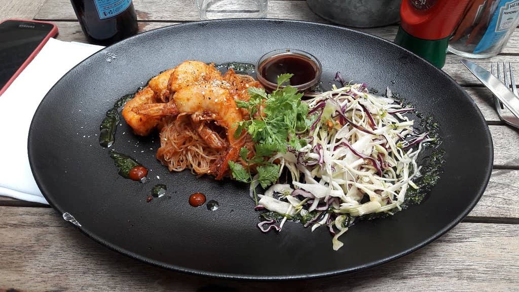 Langoustines and Mushroom