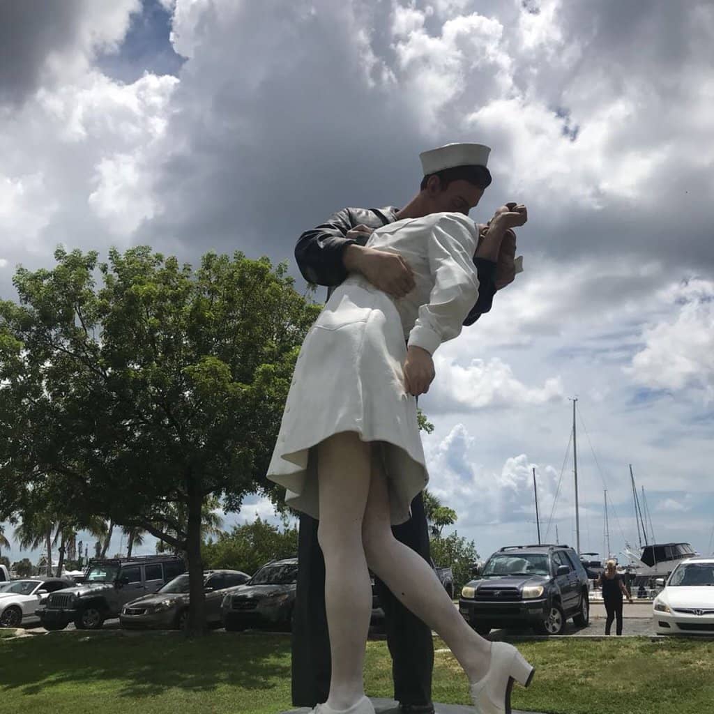 The Unconditional Surrender Sculpture