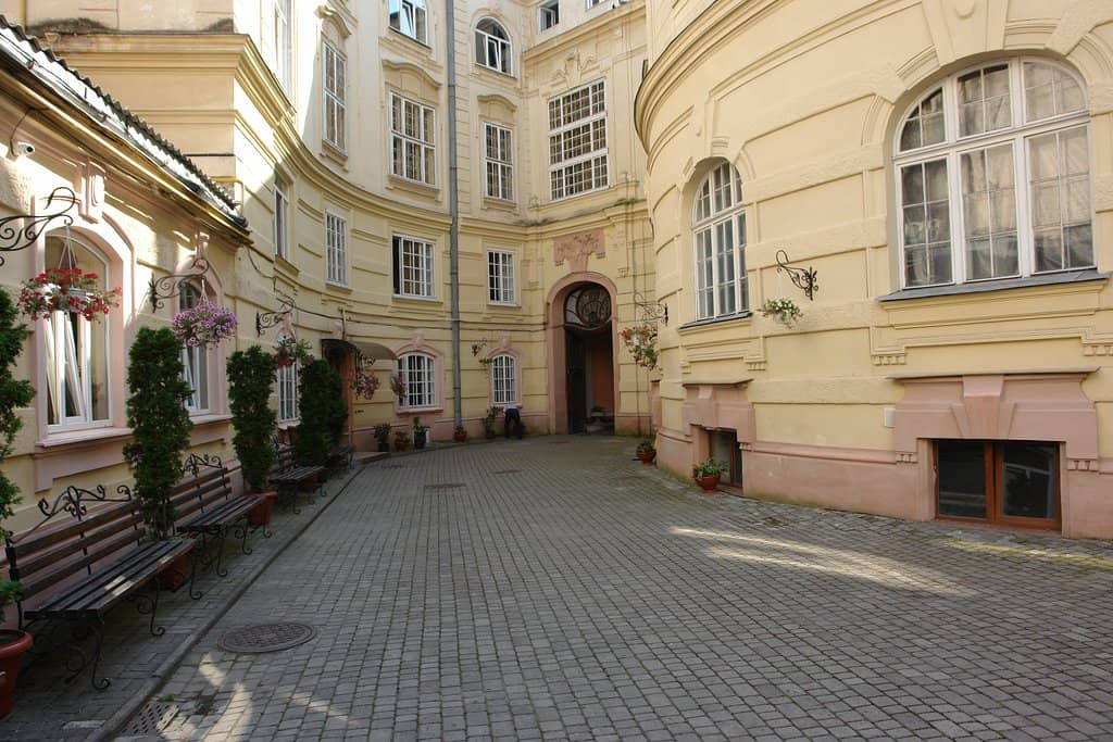 Grand Wooden Staircase