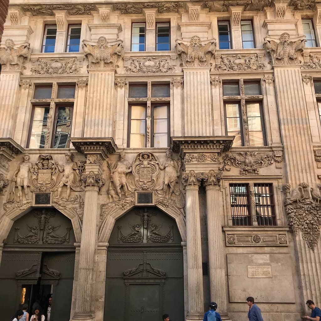 The Sculpted Stone Facade