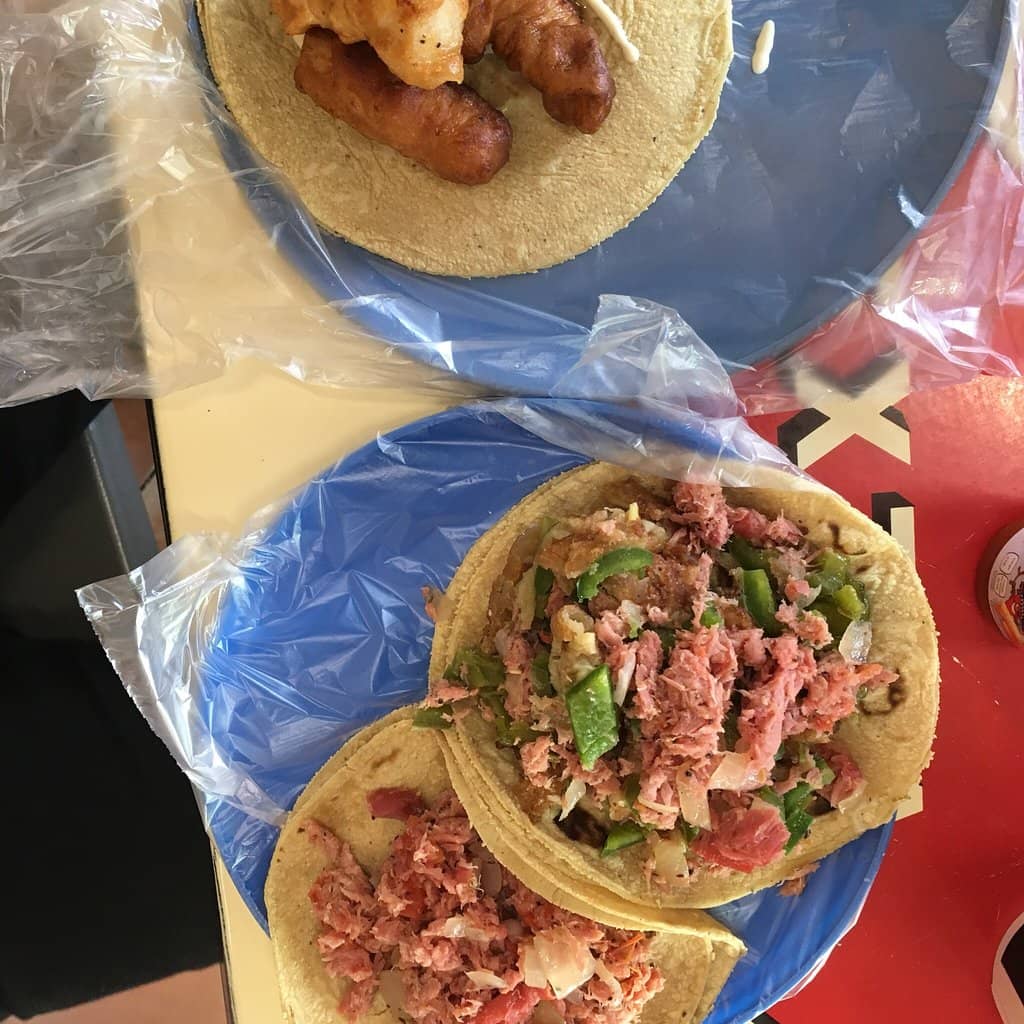 Freshly Fried Seafood Tacos