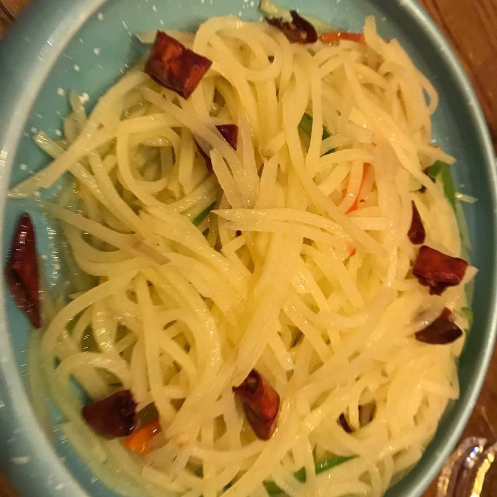 Shredded Potato Stir-fry