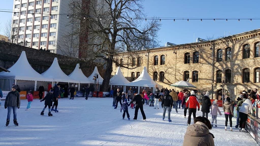 Winter Ice Skating