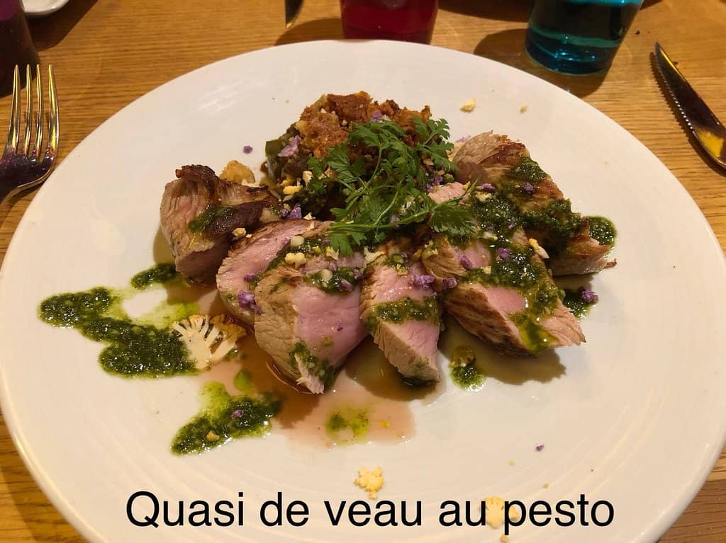 Quasi de veau au pesto