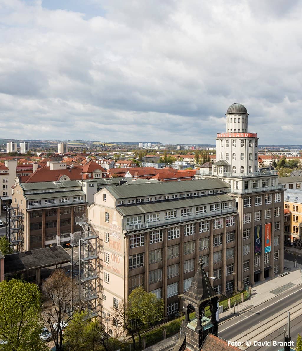 Rooftop Cafe with City Views
