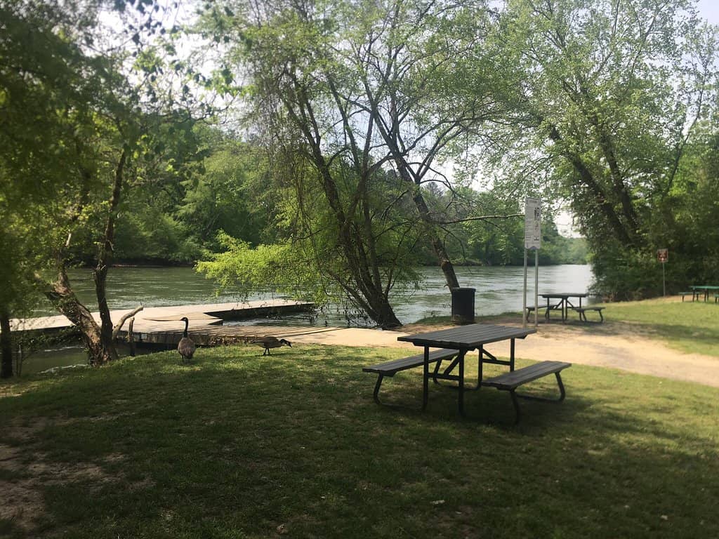 Scenic Riverfront Deck