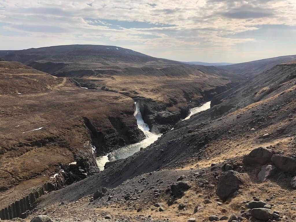 Turquoise Glacial River
